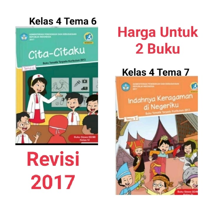 Jual Buku Tematik Kelas 4 Tema 6 Tema 7 Revisi 2017 Kurikulum 13 ...