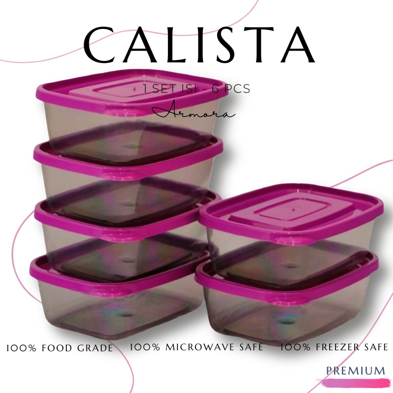 Jual Toples Plastik Calista Furano Smoke Set Isi Pcs Food Kontainer Container Set Food