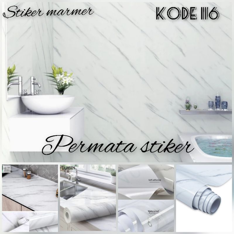 Jual stiker marmer/wall stiker/stiker meja/stiker lemari/stiker rumah ...