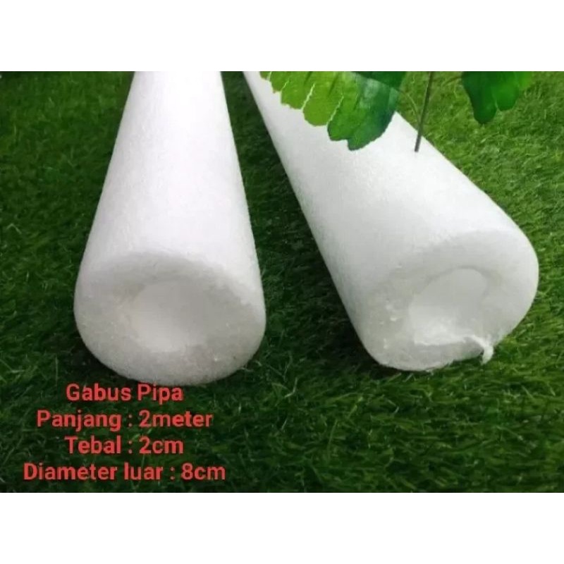 Jual Gabus Pipa Dekorasi Dl Cm Tebal Cm Busa Elastis Bulat Panjang Oasis Floral Foam