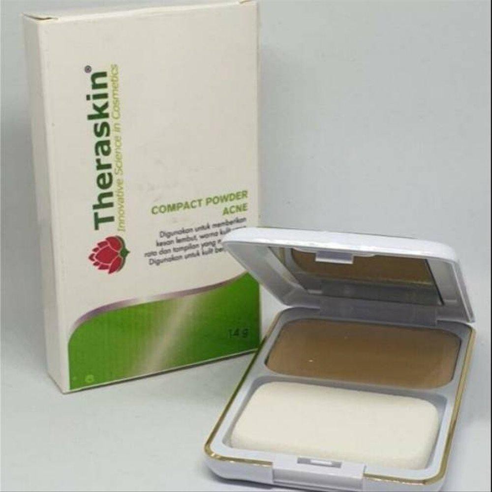 Jual Theraskin Compact Powder Acne Bedak Padat Untuk Wajah Berjerawat ...