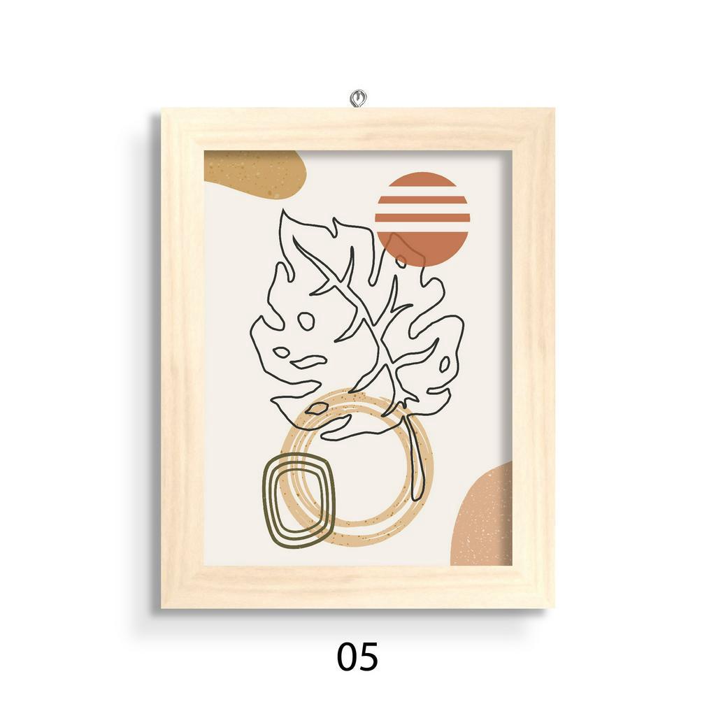 Jual Hiasan Dinding Frame Kayu Bingkai Estetik Minimalis Bohemian