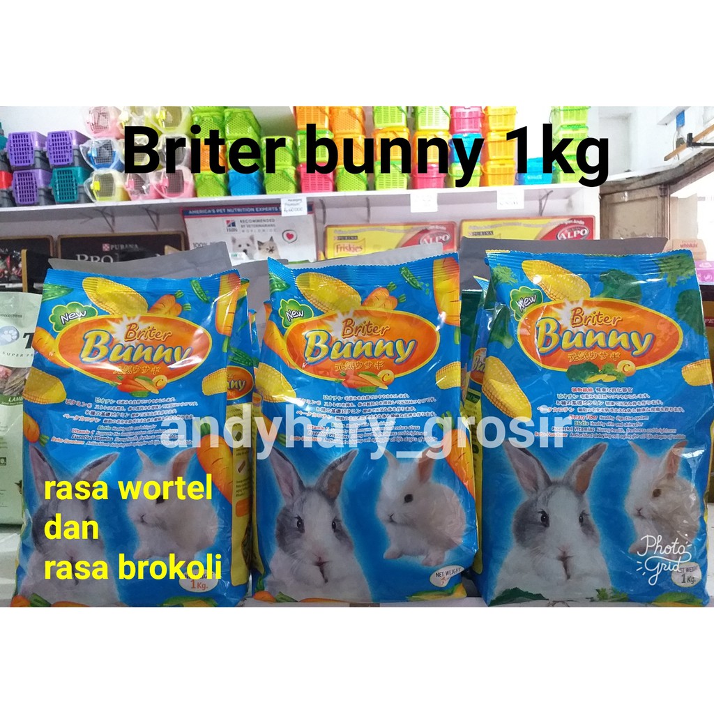 Jual Briter Bunny 1 Kg Rabbit Food Pelet Kelinci Makanan Kelinci 1Kg