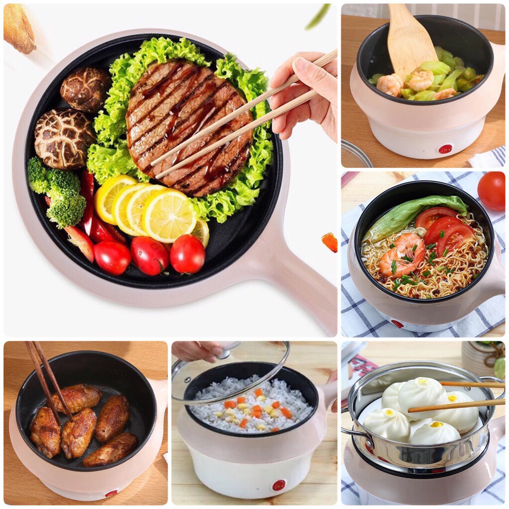 Jual LOPOL 1.8L !!! Electric 2 Layer Non Stick Rice Cooker Steamboat ...