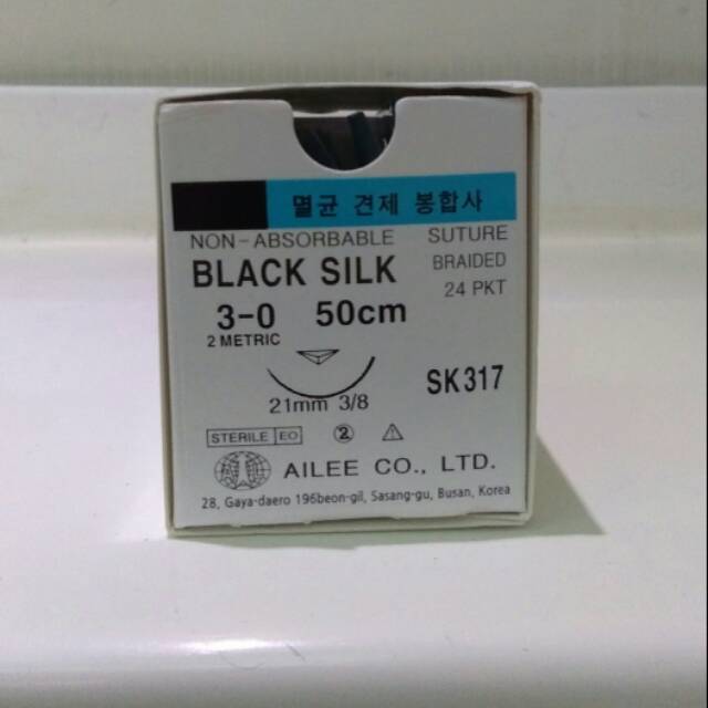 Jual (Silk 3-0) 50 cm isi 24 pcs | Shopee Indonesia
