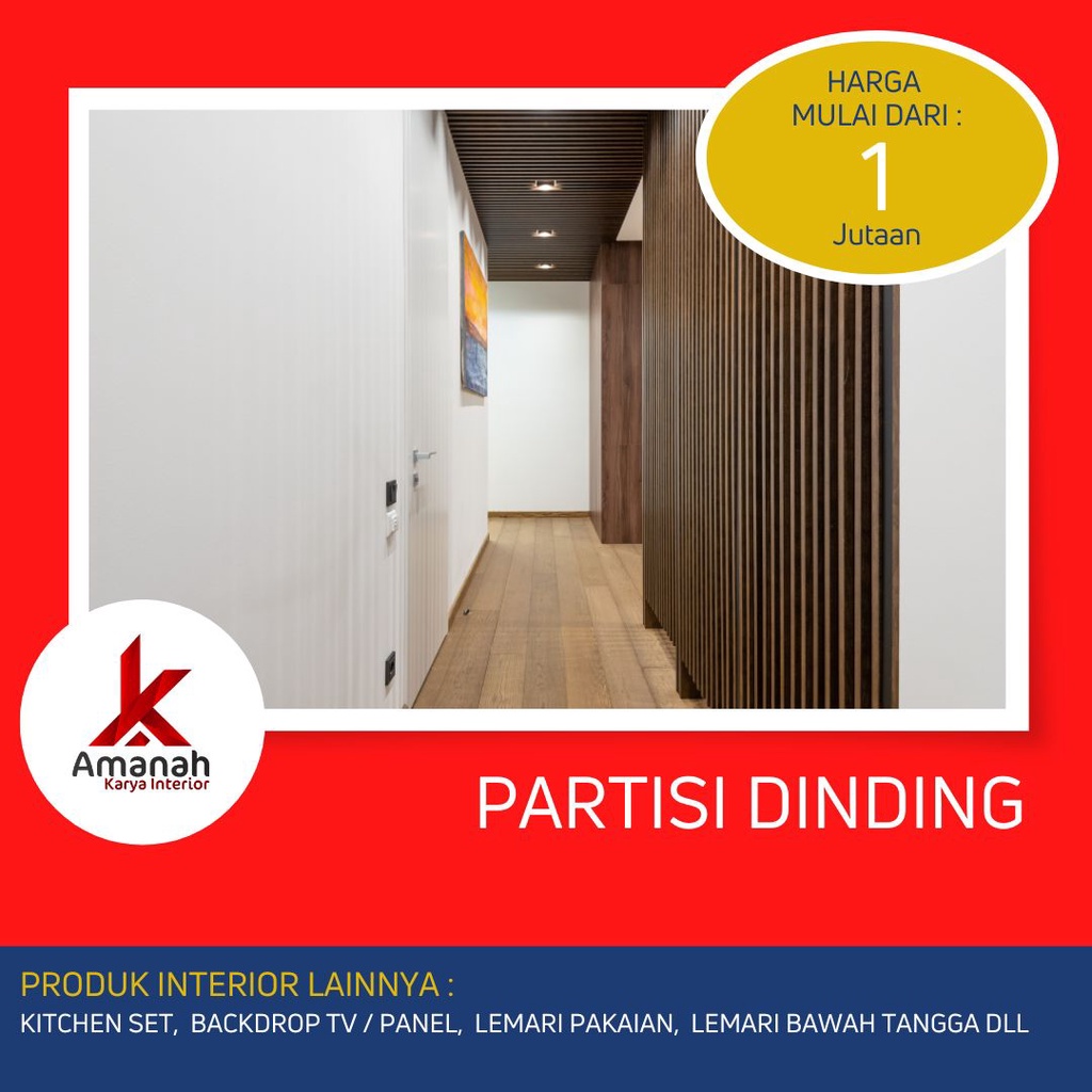 Jual PARTISI DINDING Minimalis Modern | Shopee Indonesia