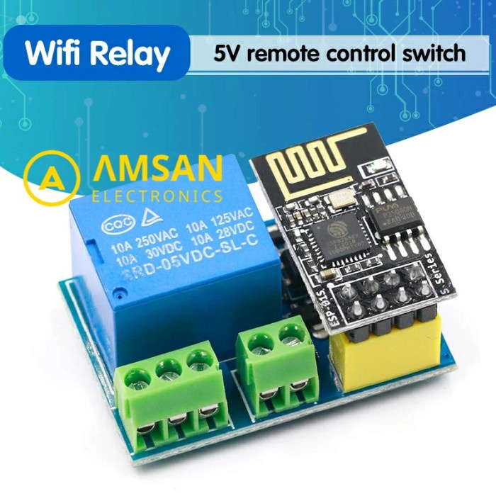 Jual ESP8266 5V WiFi relay module smart home remote control switch ESP ...