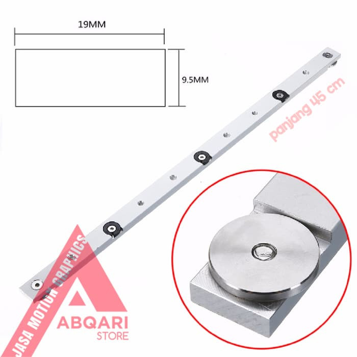 Jual miter bar mitre gauge table saw runner t track slider bar slob Shopee Indonesia