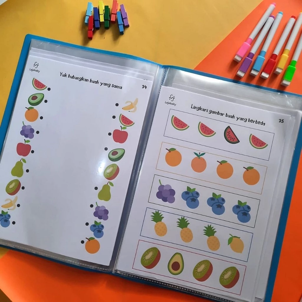 Buku aktivitas pertamaku worksheet anak pra tk paud 2 3 4 5