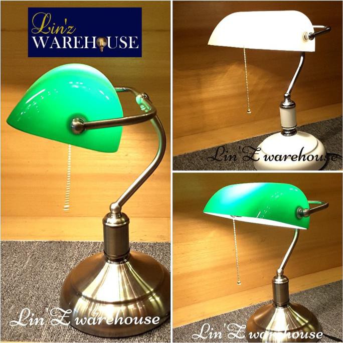 Jual Lampu Meja Classic Library Table Lamp | Shopee Indonesia