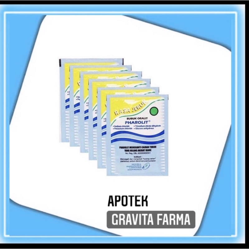 Jual Pharolit Serbuk oralit rasa jeruk - jual per sachet | Shopee Indonesia