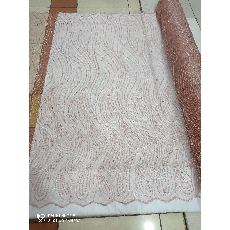Jual kain tile mutiara,tile akar,tile korea,brokat semi'francis,tile ...