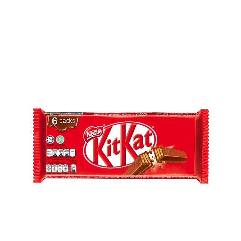 Jual Nestle Kitkat Wafer Cokelat 6 X 17 Gr | Shopee Indonesia