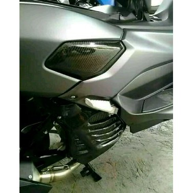 Jual cover radiator nmax CARBON NEMO tutup radiator Yamaha nmax CARBON ...
