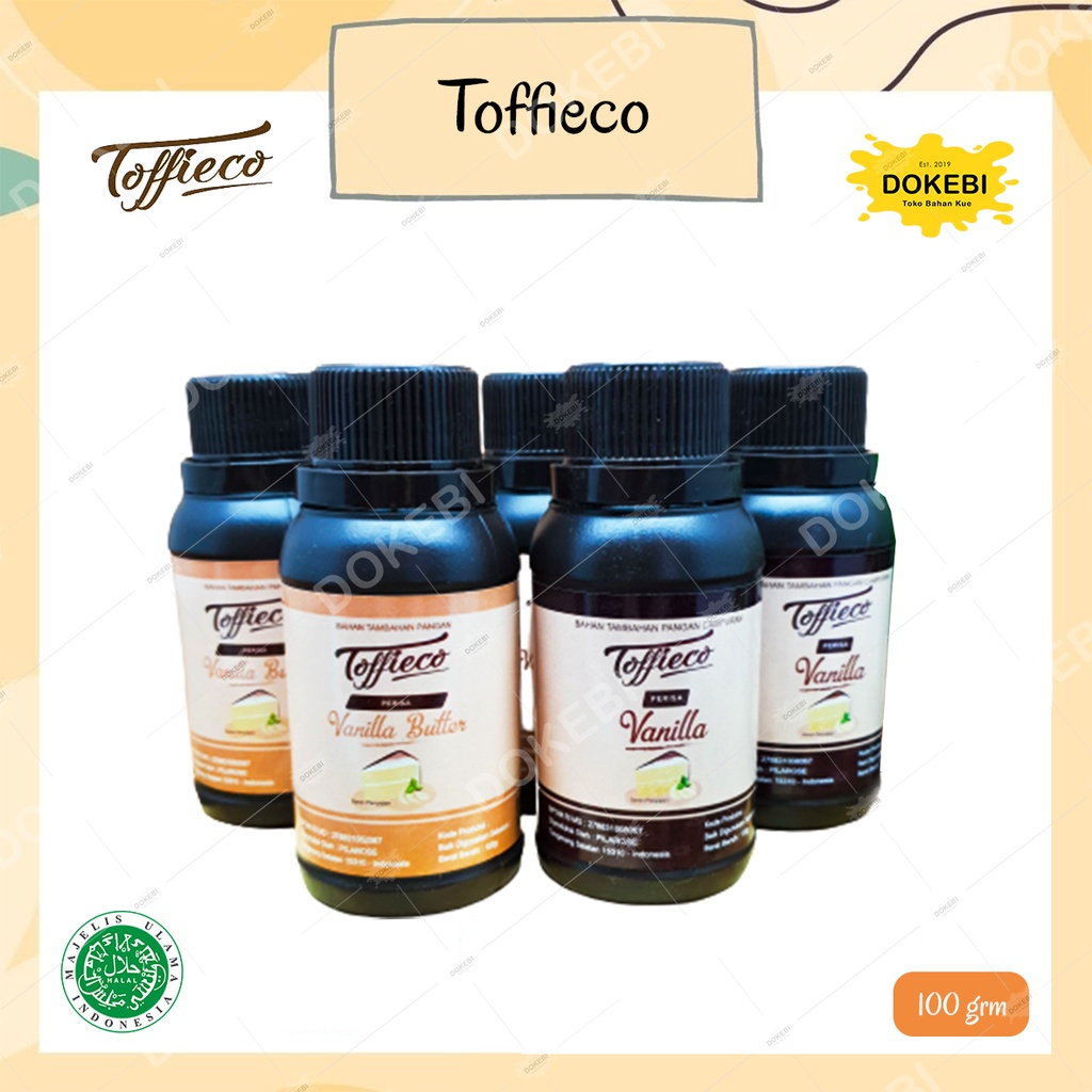 Jual Toffieco Pasta Vanilla And Vanilla Butter 100gr Perisa Vanilla Pasta Tofieco Vanila 8263