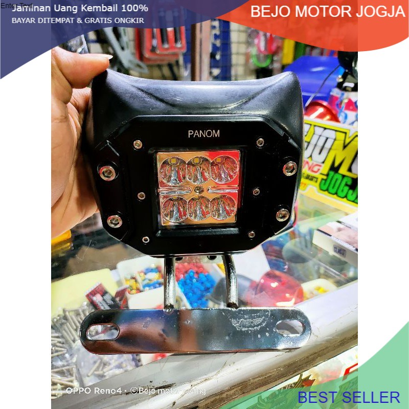 Jual lampu depan rx king led super terang bisa nyala flash dua mode