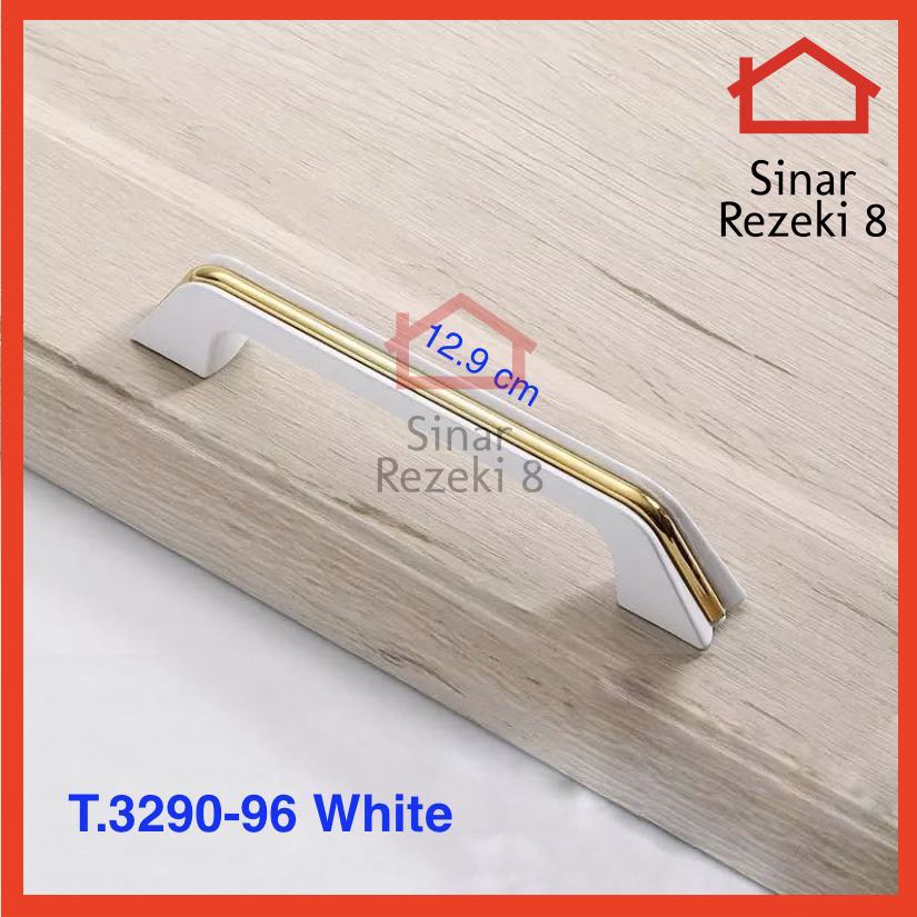 Jual Tarikan 3290 White Putih Laci / Pintu Lemari Handle Putih ...