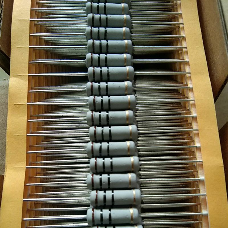Jual Resistor 2watt Original taiwan kaki tembaga besar Resistor renteng ...