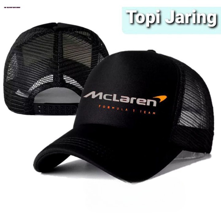 Jual TOPI JARING TRUCKER RACING MCLAREN FORMULA 1 TEAM TOPI BALAP F1 ...