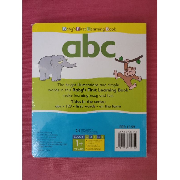 Jual Baby first learning book. abc | Shopee Indonesia