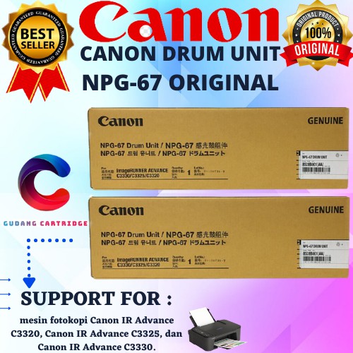 Jual CANON DRUM UNIT NPG67 ORIGINAL ORIGINAL DRUM PRINTER Shopee