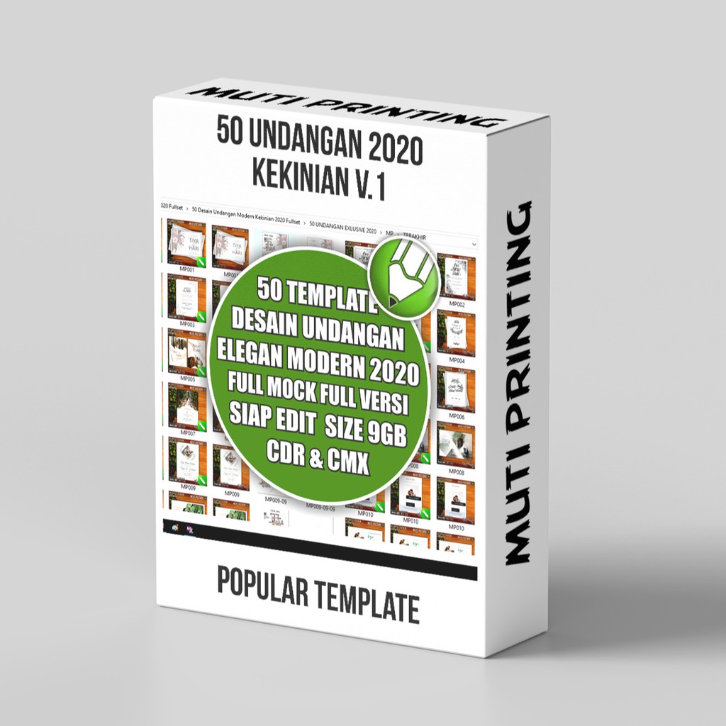 Jual ID18904 - 50 Undangan Kekinian V.1 | Koleksi Template Undangan ...