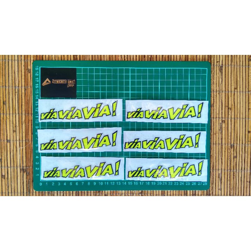 Jual stiker via via via | Shopee Indonesia