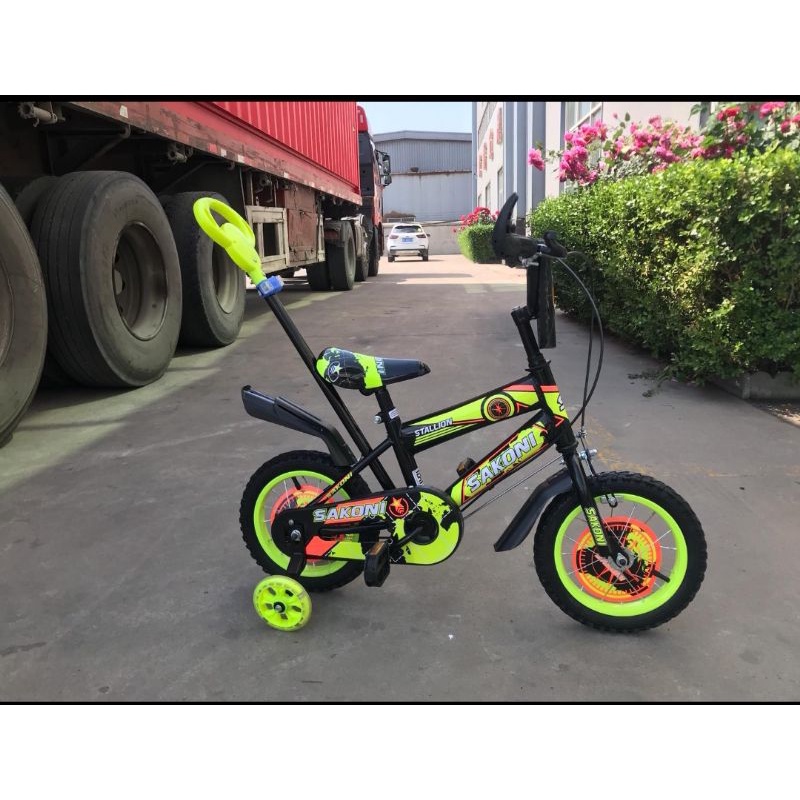 Jual Sepeda BMX 12 Sakoni Stalion Tongkat Ban Hidup / Sepeda Anak 12 ...
