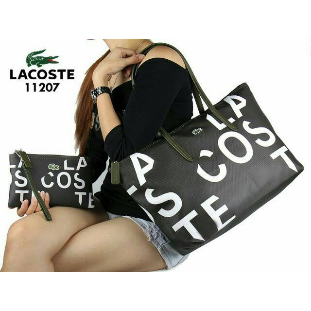 Jual TERMURAH!!! Tas Lacoste huruf/alphabet | Shopee Indonesia