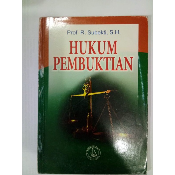 Jual Hukum Pembuktian -Subekti | Shopee Indonesia