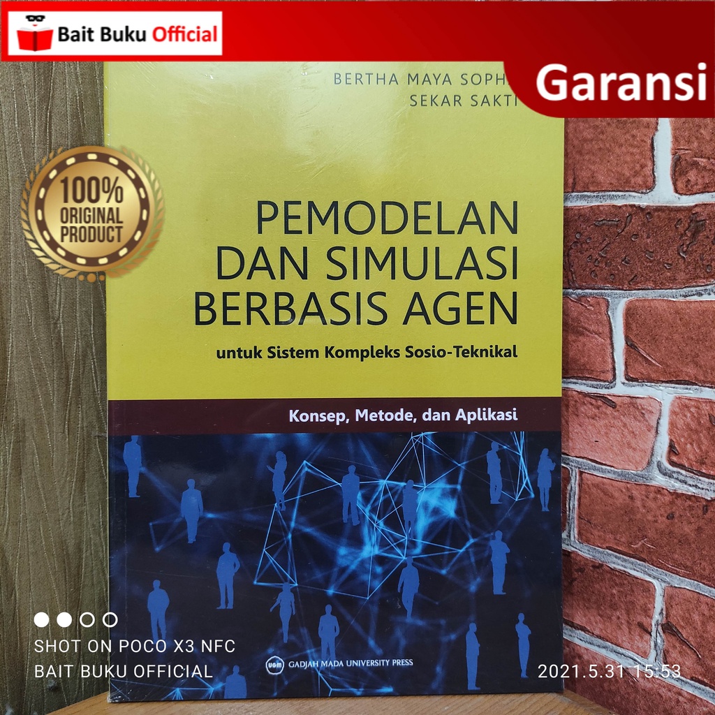 Jual Buku Pemodelan Dan Simulasi Berbasis Agen Untuk Sistem Kompleks Sosio Teknikal Original 1126