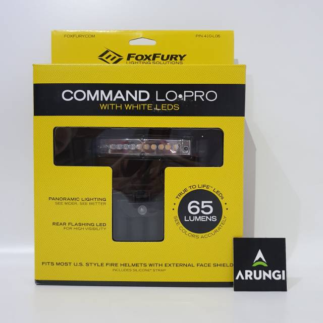 Jual Foxfury Command LoPro White LED Fire Fighter Helmet Light Shopee Indonesia