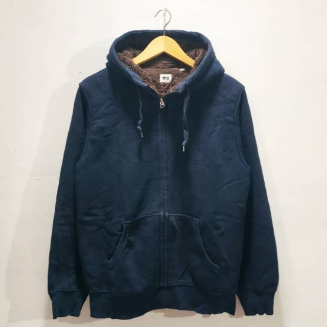 Jual Zip Hoodie Sherpa Uniqlo Shopee Indonesia