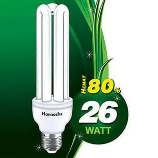 Jual Lampu Hannochs 26 Watt Plc Shopee Indonesia 9623