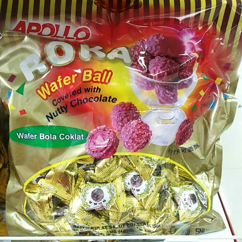 Jual PROMO APOLLO ROKA wafer ball 420gr 70s | Shopee Indonesia