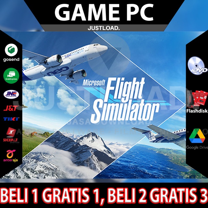 Jual Microsoft Flight Simulator Full Game PC Komputer Laptop TERMURAH ...