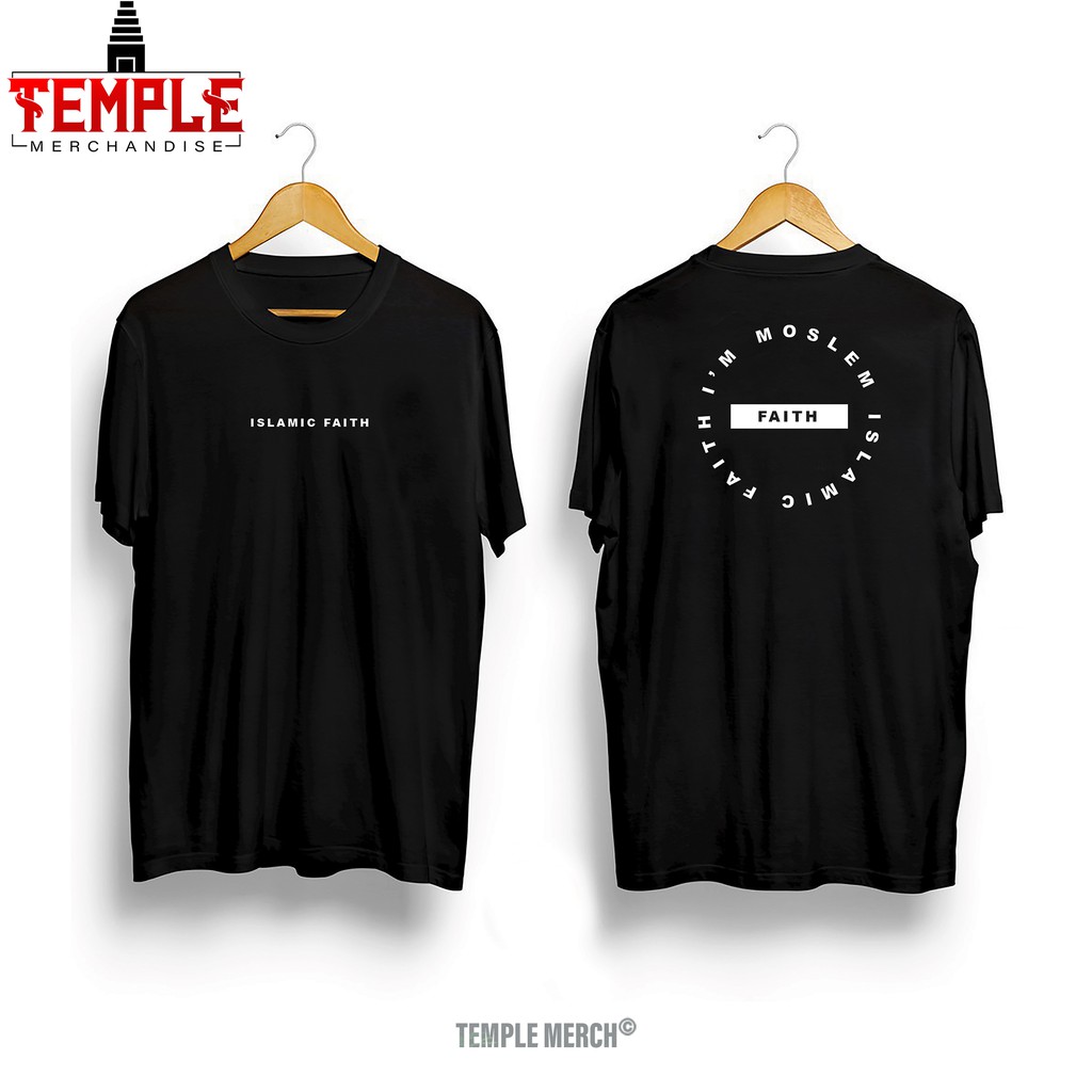 Jual Baju Kaos Islami Islamic Faith - Temple Merch | Shopee Indonesia