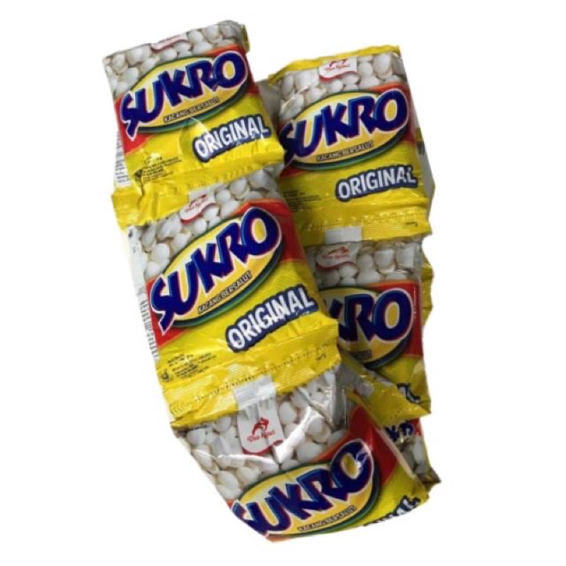 Jual Kacang Sukro Atom Renceng Isi 10 Bungkus Rasa Original Bbq Kribo