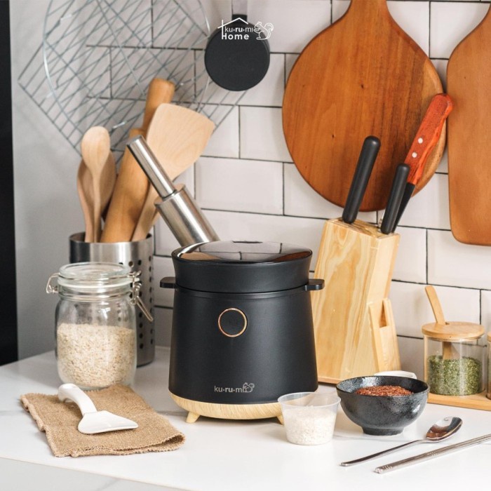Jual Rice Cooker Kurumi Home KH 200 Black White White Shopee Indonesia