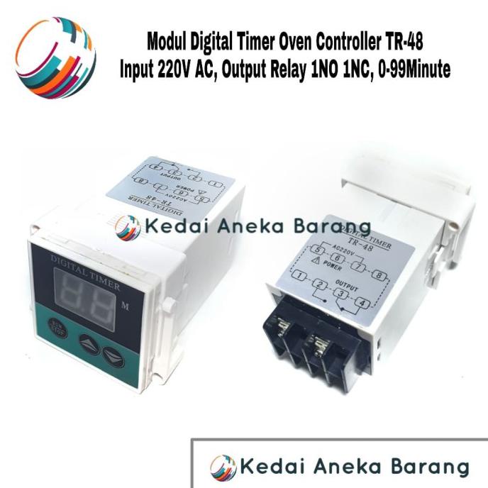 Jual AVRIL - Modul Digital Timer Oven Controller TR-48 TR48 220V AC ...