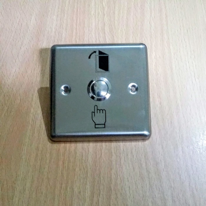 Jual Exit Button / Exit Button Stainless ( Besar ) | Shopee Indonesia
