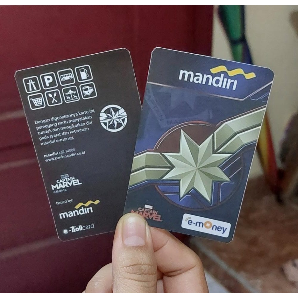 Jual Stiker Garskin Custom / Glossy Doff / for eMoney Card & other Card ...