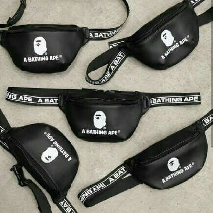 Harga waist bag bape hot sale