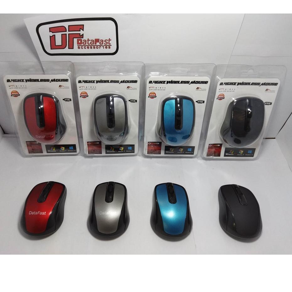 Jual mouse wireless . Mouse tanpa kabel DataFast dengan tombol on off ...