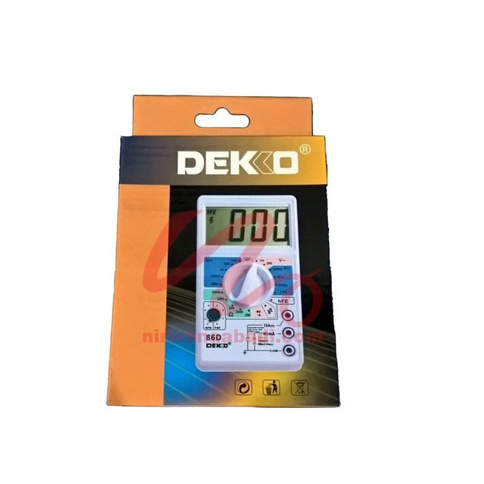 Jual Multimeter Digital DEKKO 86D | Avometer ORI | Shopee Indonesia