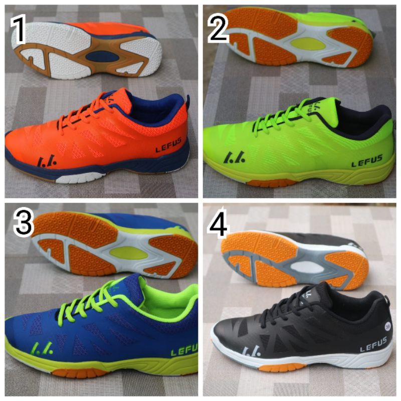 Jual sepatu badminton lefus import premium/sepatu badminton pria/sepatu ...