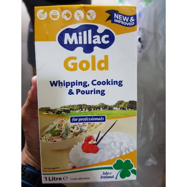 Jual MILLAC GOLD whipping, cooking & pouring 1 L heavy cream | Shopee ...