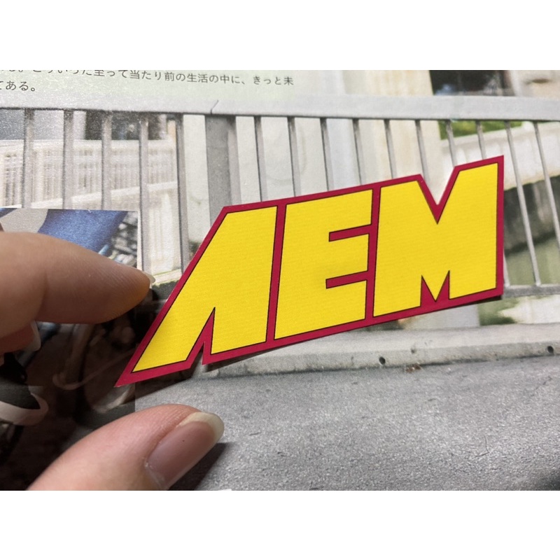 Jual sticker JDM mobil Balance arm dan AEM | Shopee Indonesia