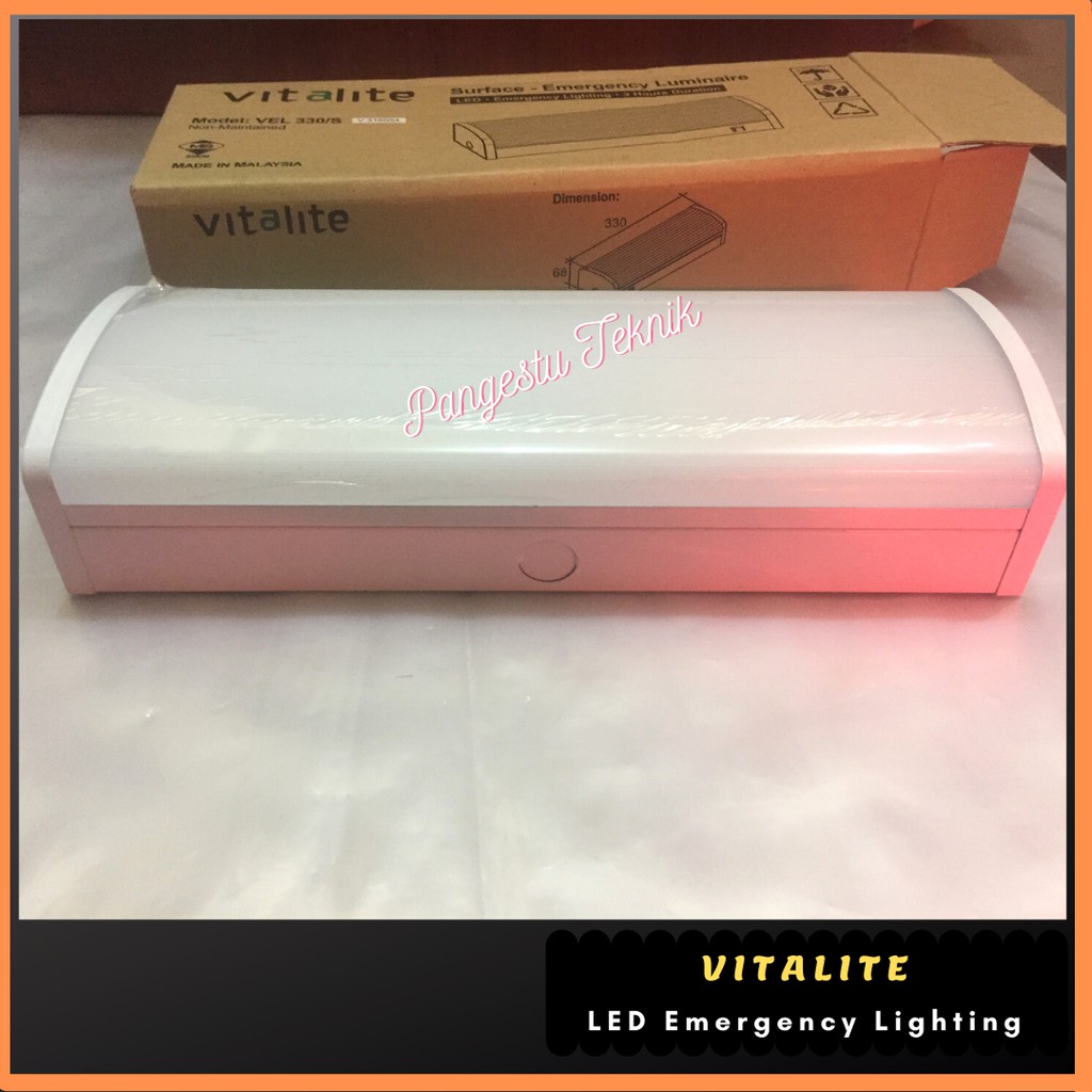 Jual Vitalite LED Emergency Light Model VEL 330/S (Lampu Emergensi ...