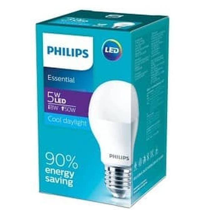 Jual Lampu Philips LED Essential 5w 5 Watt | Shopee Indonesia